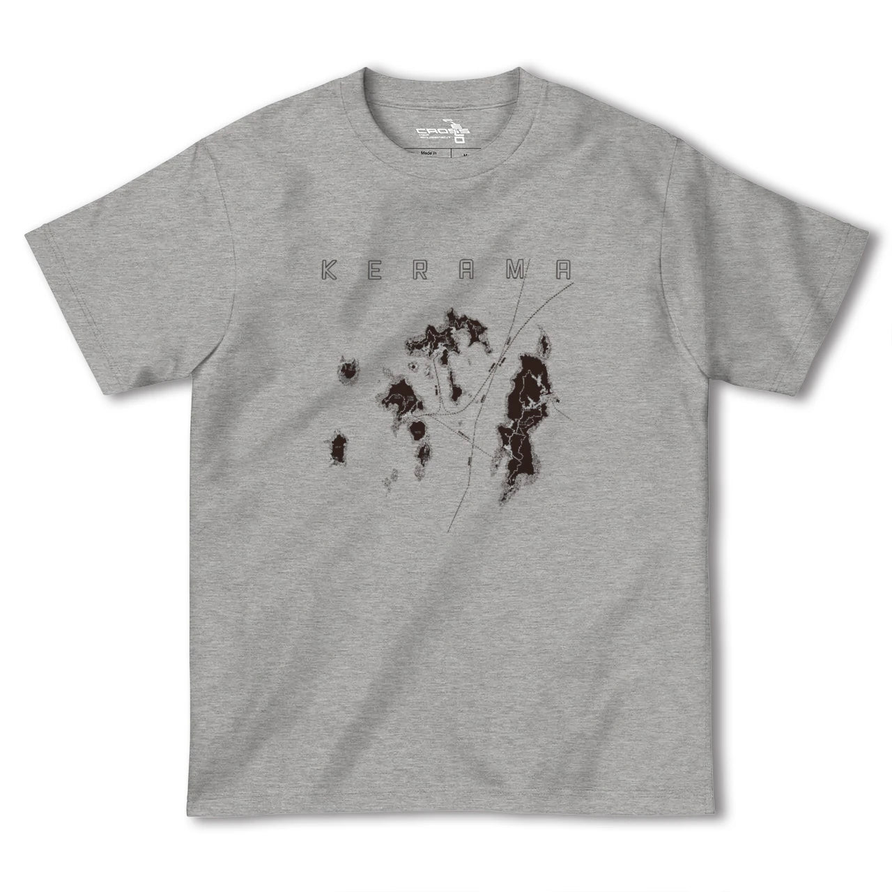 【慶良間(沖縄県)】地図柄ヘビーウェイトTシャツ