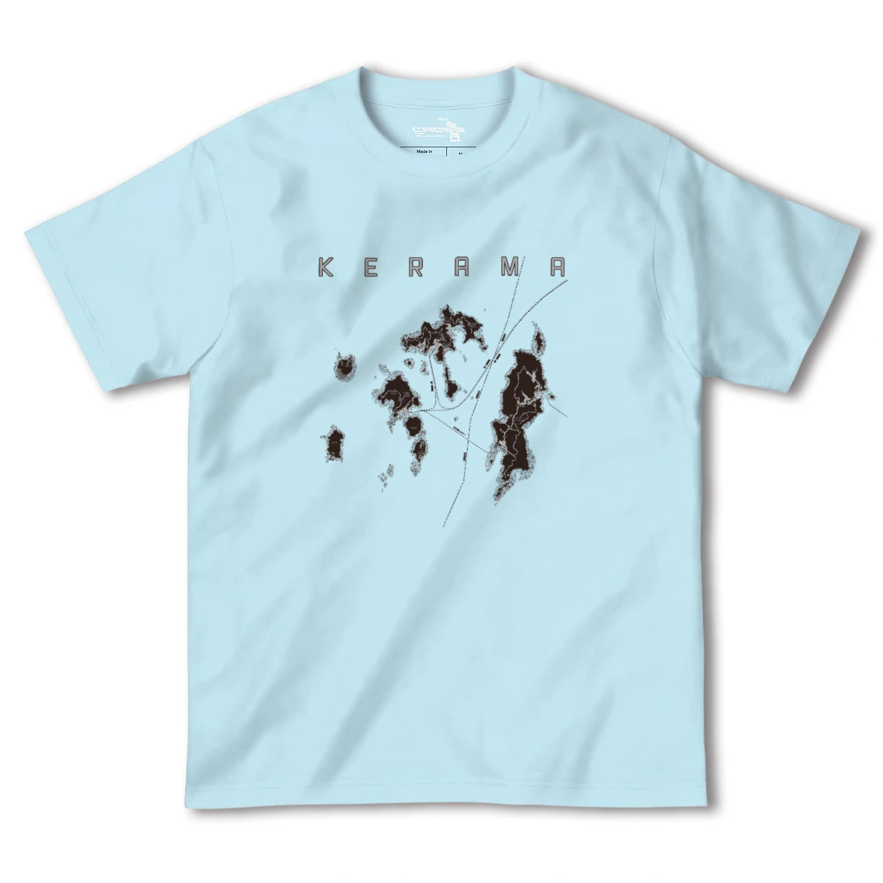 【慶良間(沖縄県)】地図柄ヘビーウェイトTシャツ