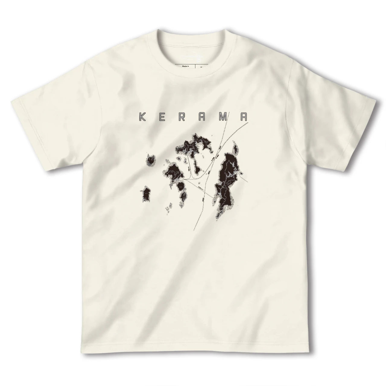 【慶良間(沖縄県)】地図柄ヘビーウェイトTシャツ