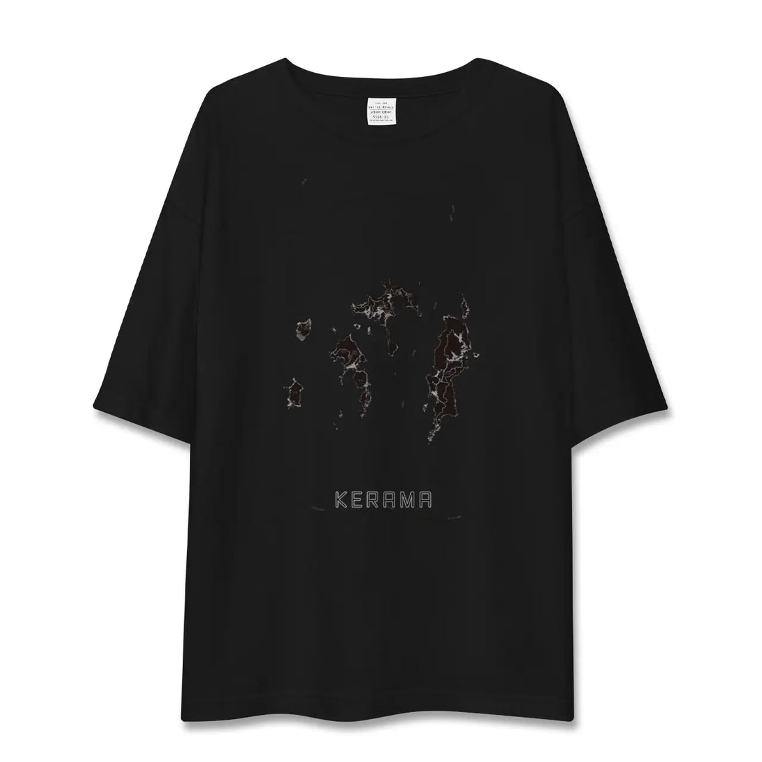 【慶良間(沖縄県)】地図柄ビッグシルエットTシャツ