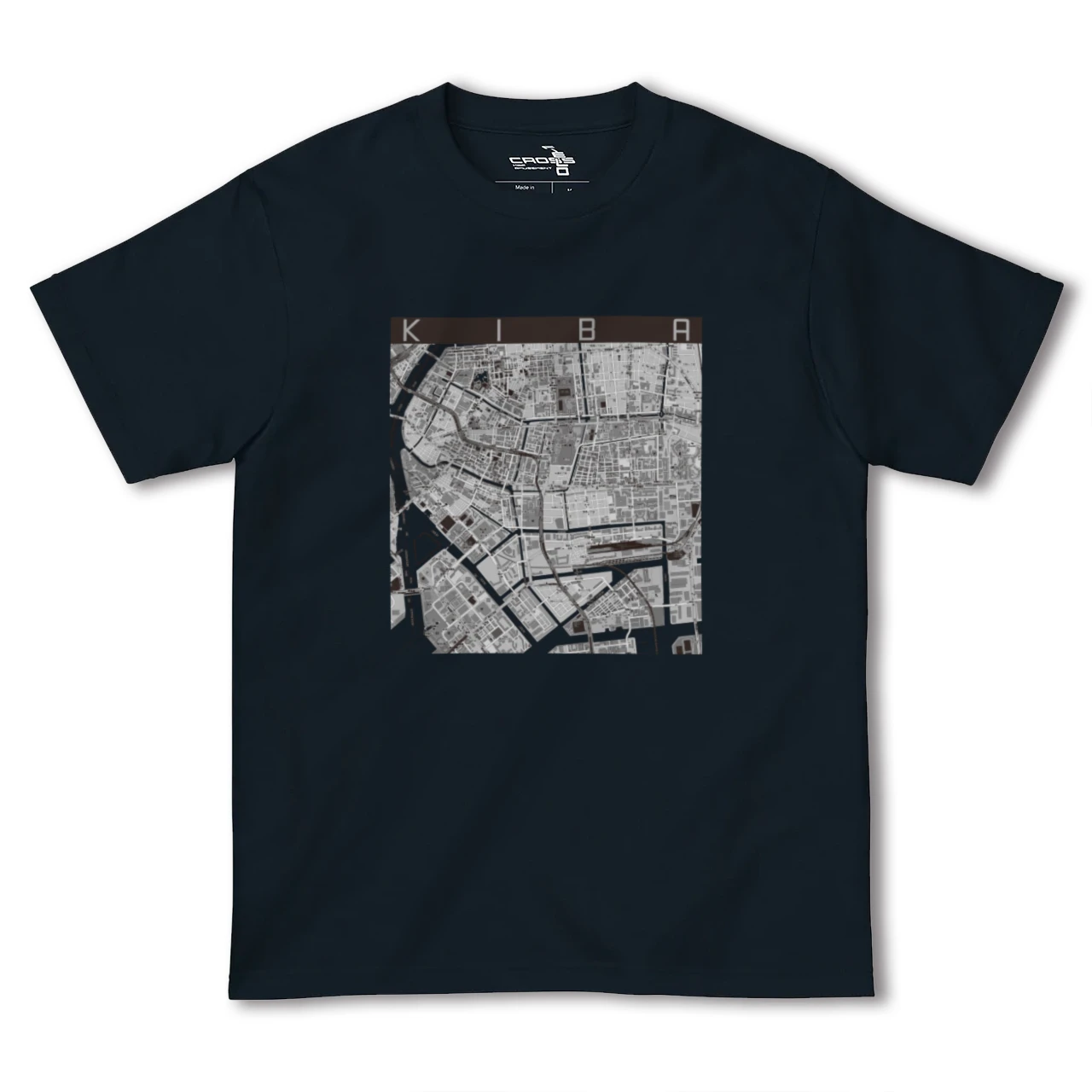 【木場(東京都)】地図柄ヘビーウェイトTシャツ