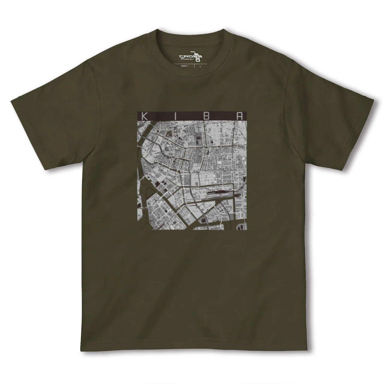 【木場(東京都)】地図柄ヘビーウェイトTシャツ