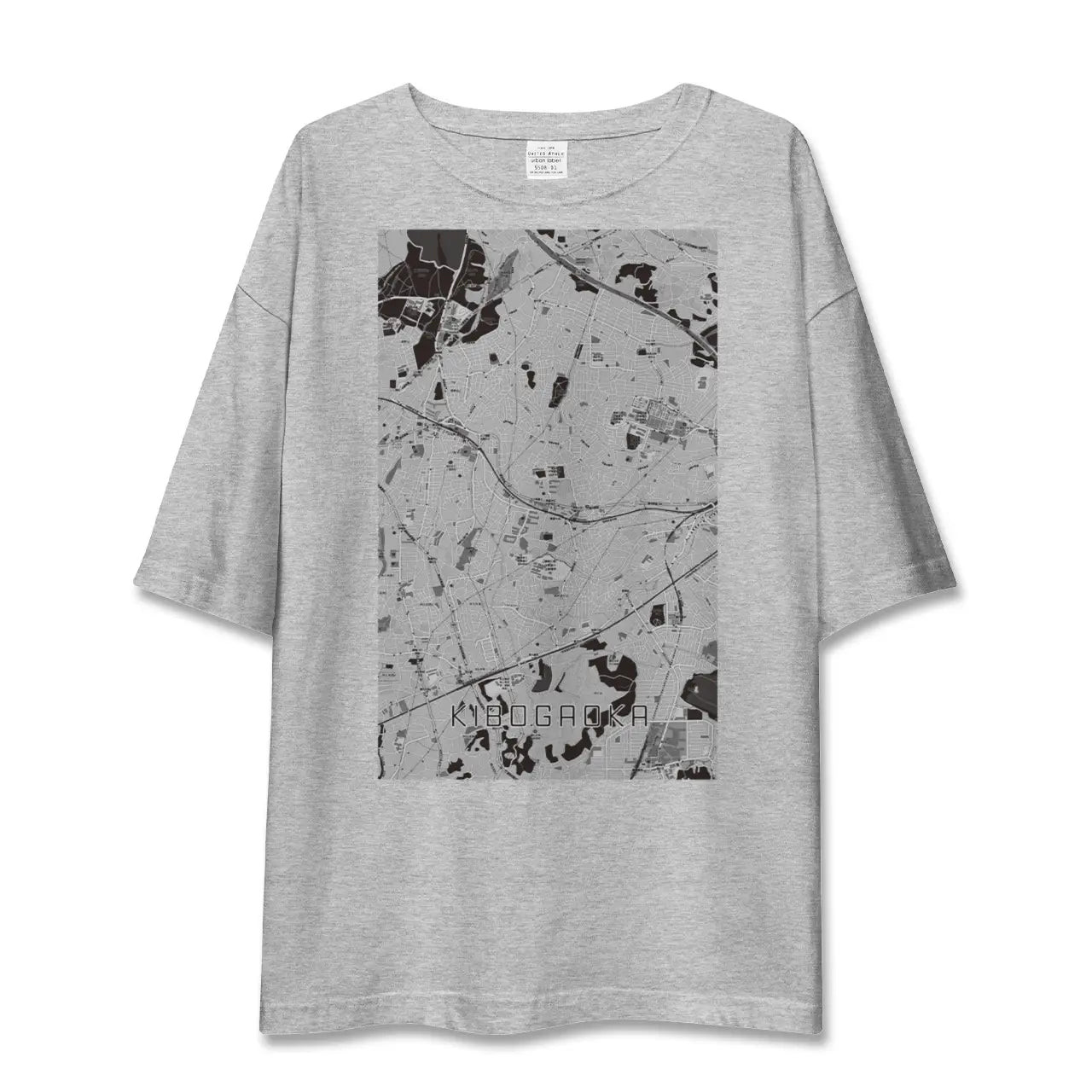 【希望ヶ丘(神奈川県)】地図柄ビッグシルエットTシャツ