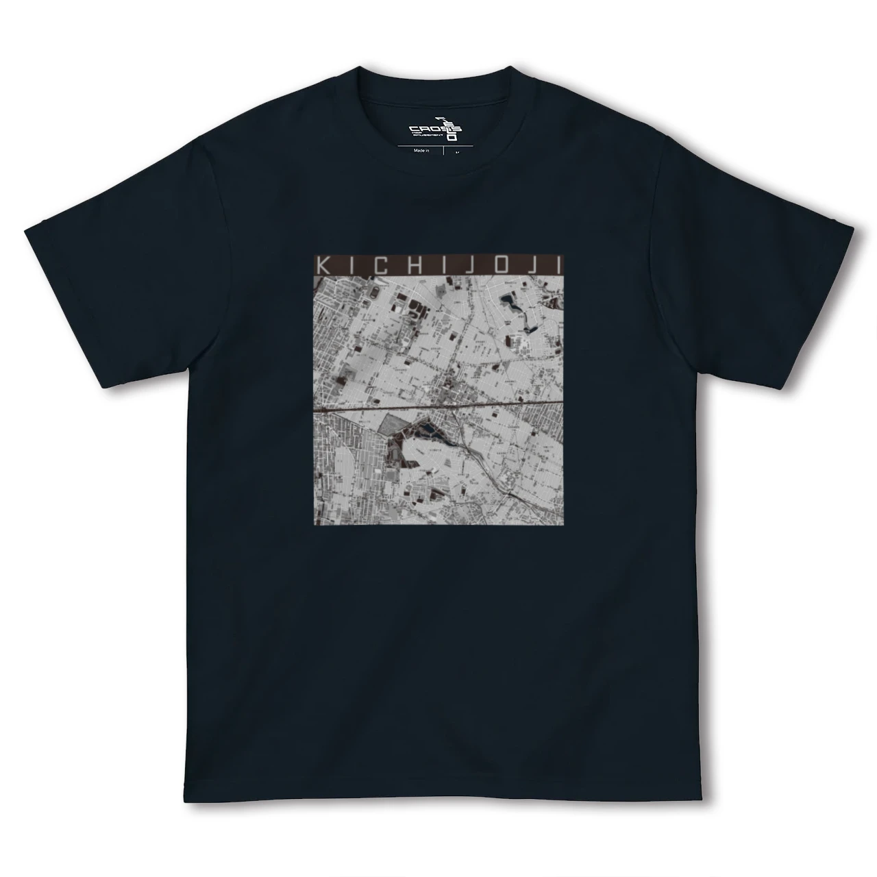 【吉祥寺2(東京都)】地図柄ヘビーウェイトTシャツ