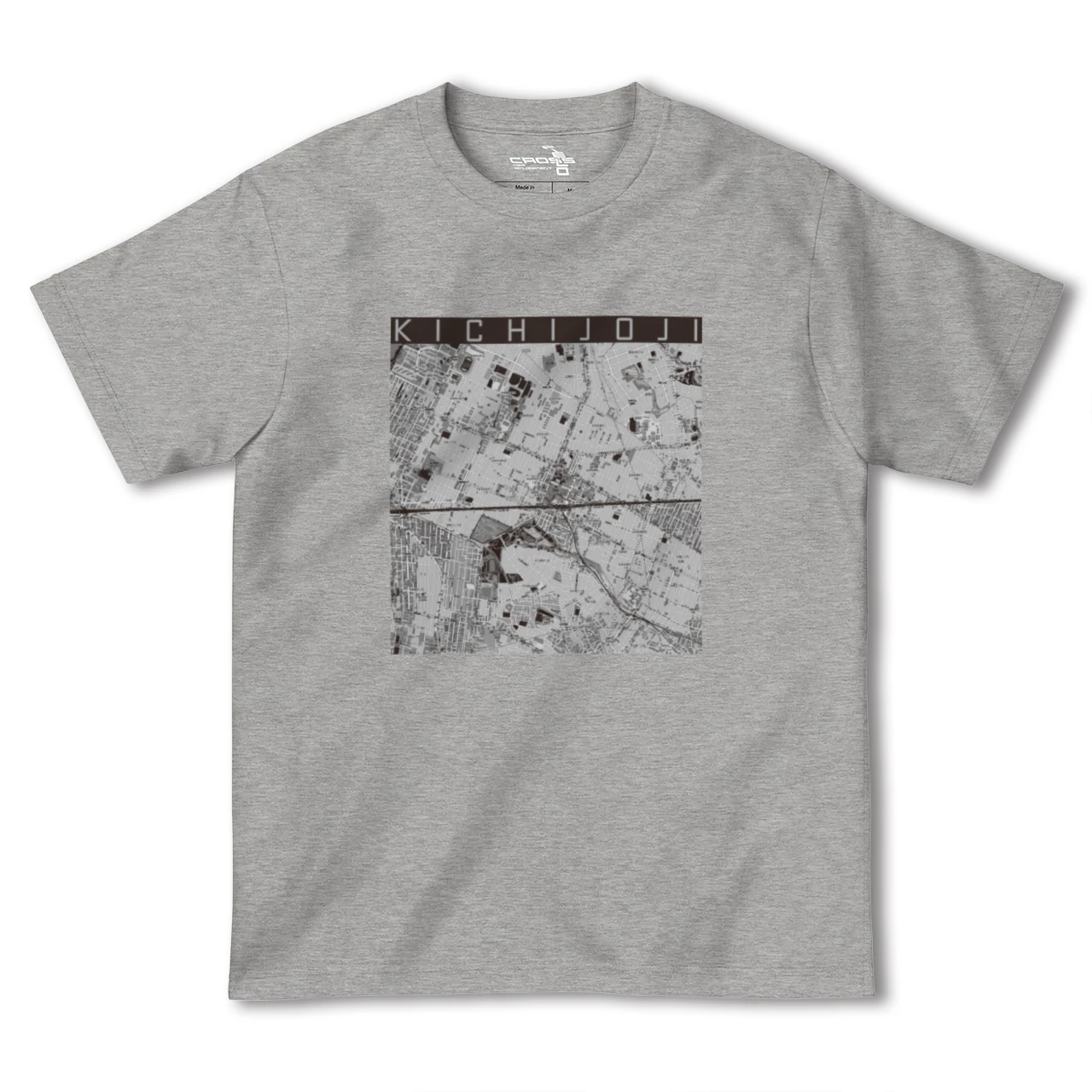 【吉祥寺2(東京都)】地図柄ヘビーウェイトTシャツ