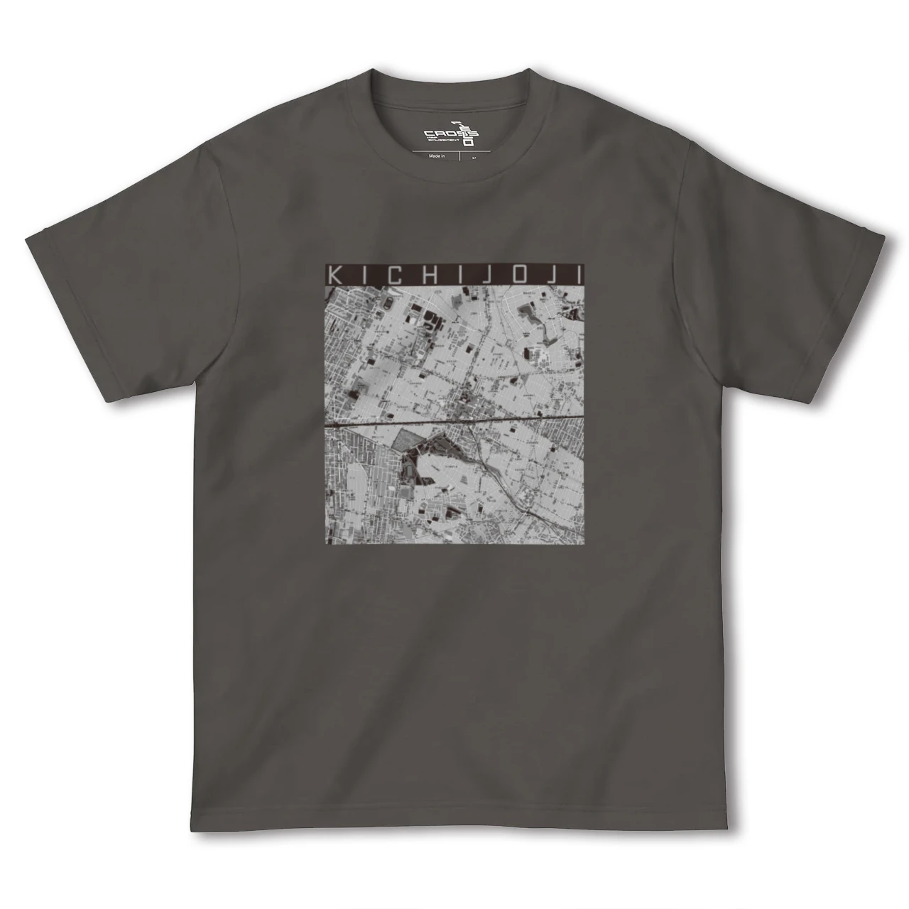 【吉祥寺2(東京都)】地図柄ヘビーウェイトTシャツ