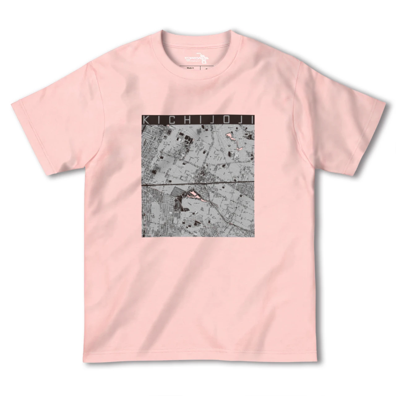 【吉祥寺2(東京都)】地図柄ヘビーウェイトTシャツ