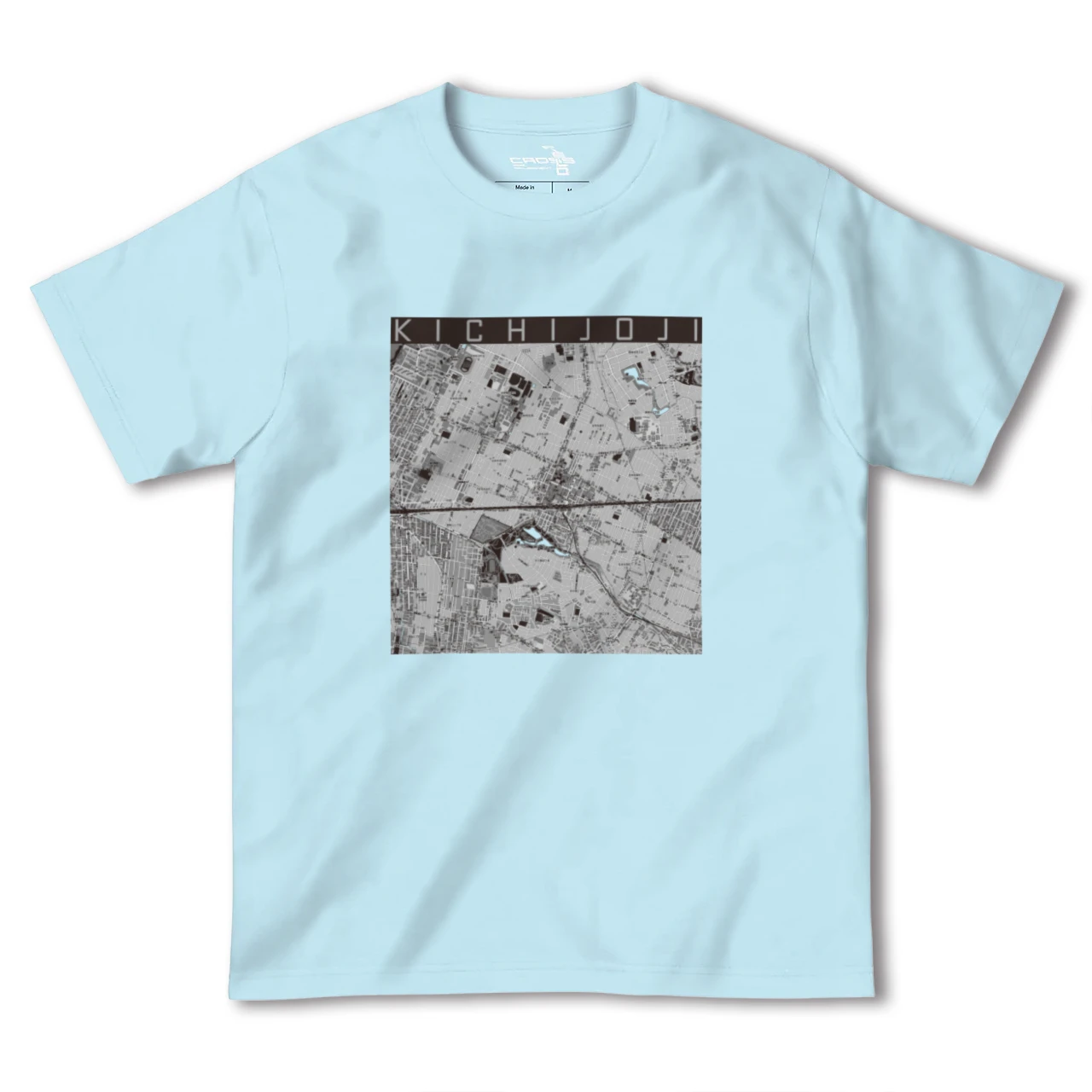 【吉祥寺2(東京都)】地図柄ヘビーウェイトTシャツ