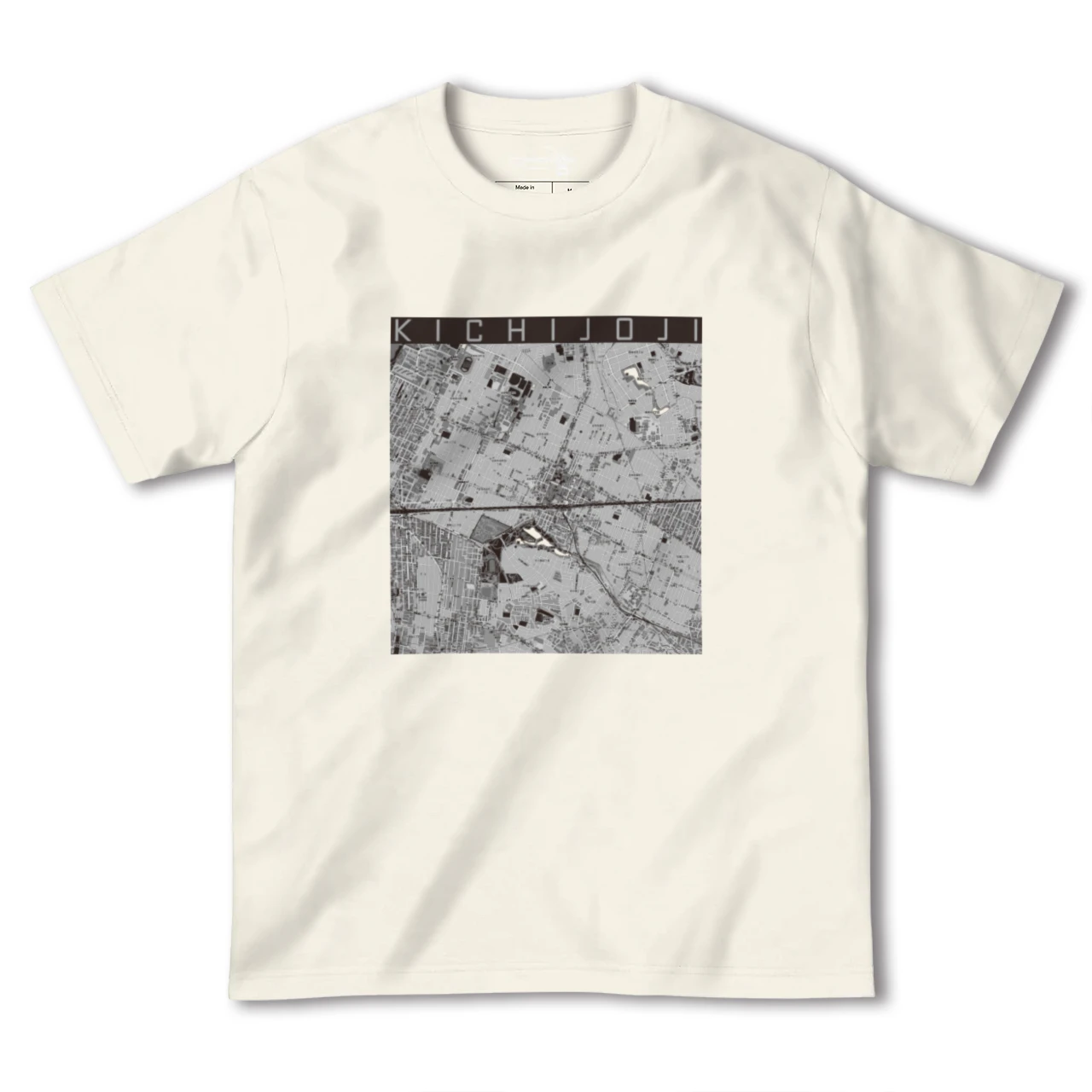 【吉祥寺2(東京都)】地図柄ヘビーウェイトTシャツ