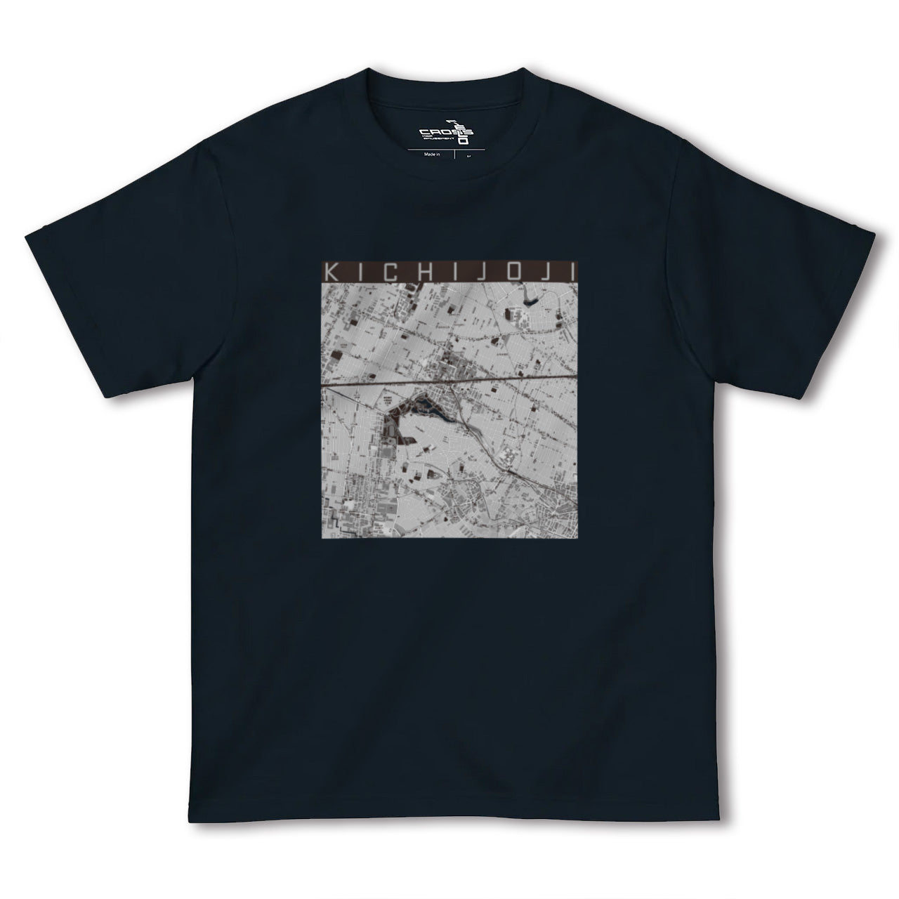【吉祥寺(東京都)】地図柄ヘビーウェイトTシャツ