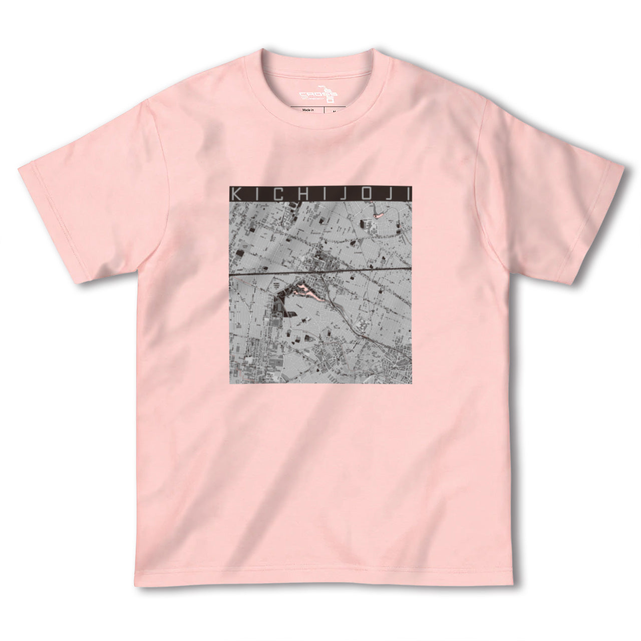 【吉祥寺(東京都)】地図柄ヘビーウェイトTシャツ