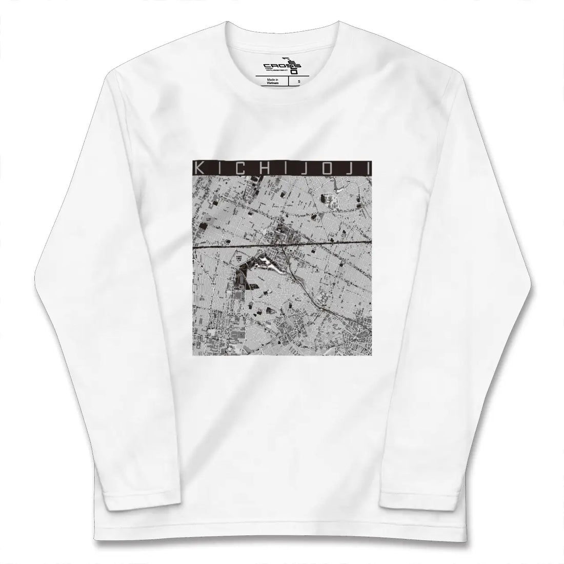 【吉祥寺(東京都)】地図柄ロングスリーブTシャツ