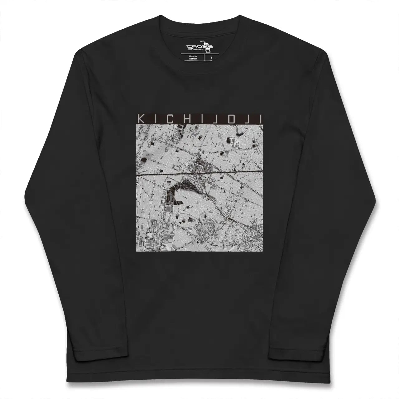 【吉祥寺(東京都)】地図柄ロングスリーブTシャツ