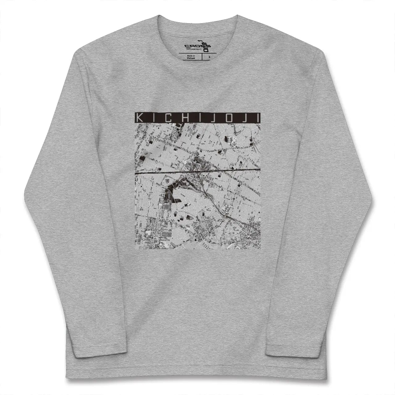 【吉祥寺(東京都)】地図柄ロングスリーブTシャツ