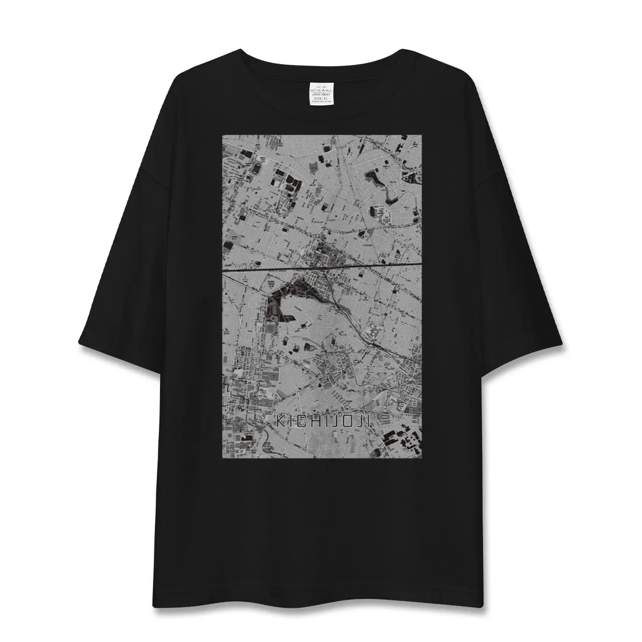【吉祥寺(東京都)】地図柄ビッグシルエットTシャツ