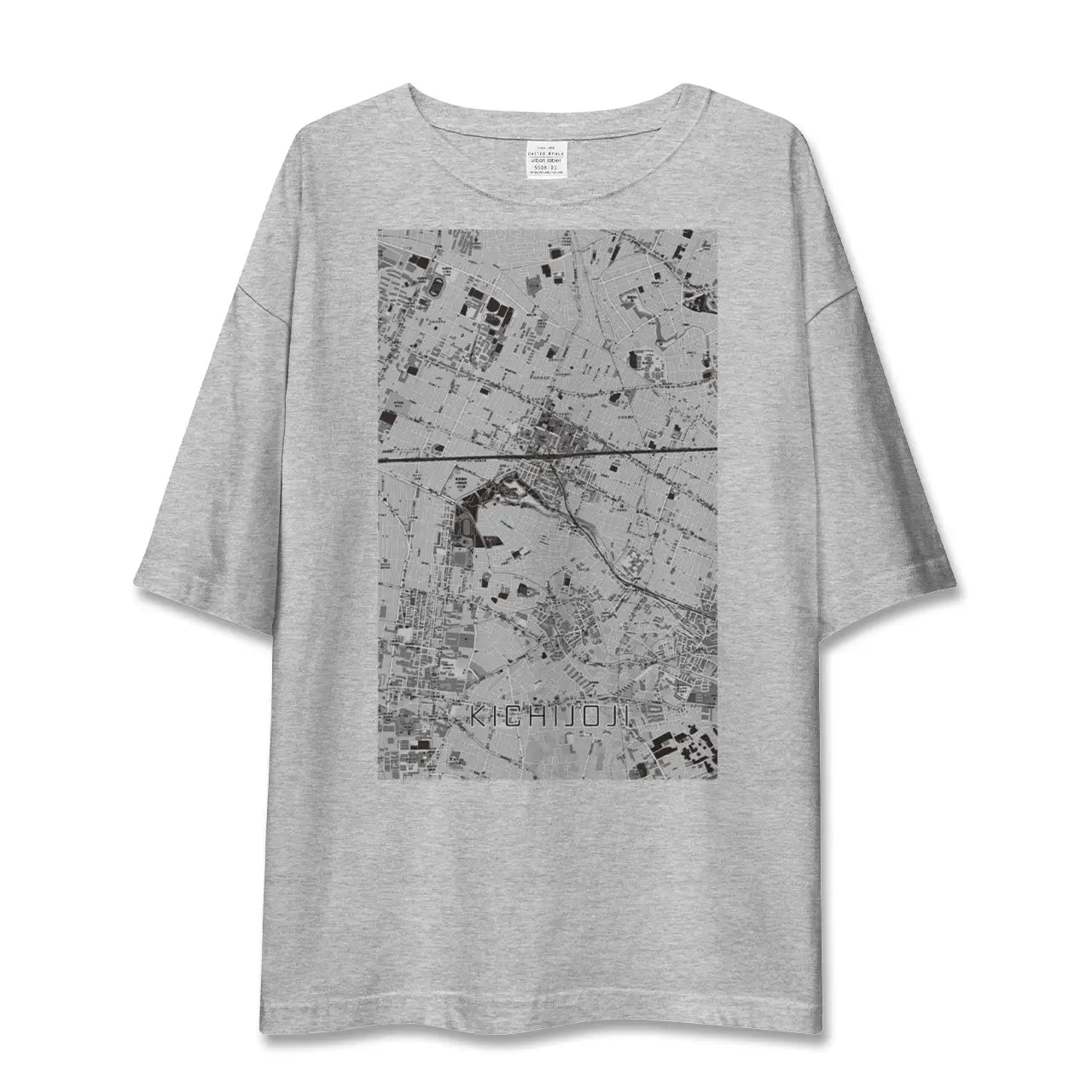 【吉祥寺(東京都)】地図柄ビッグシルエットTシャツ