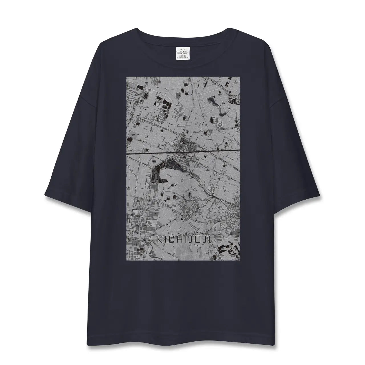 【吉祥寺(東京都)】地図柄ビッグシルエットTシャツ