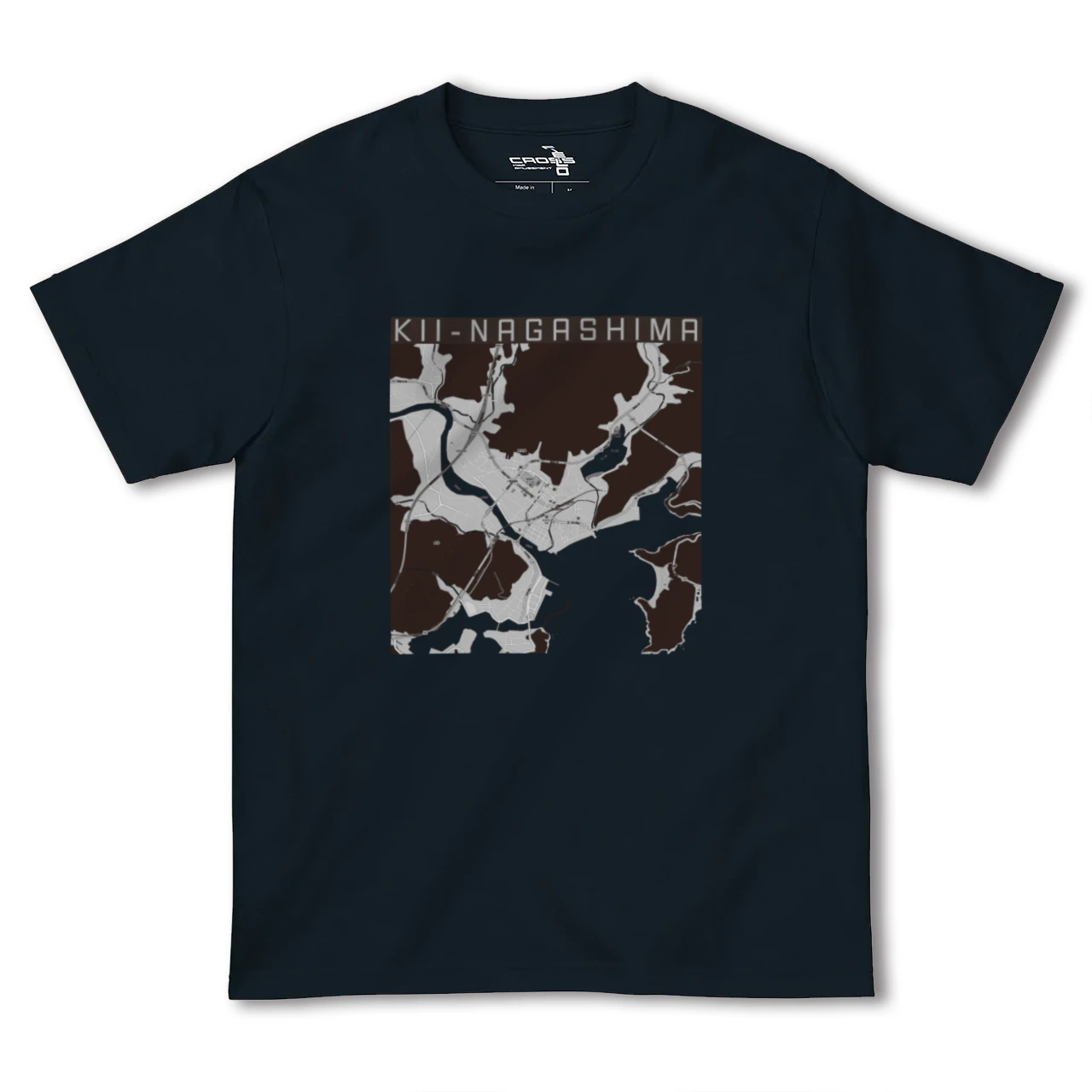【紀伊長島(三重県)】地図柄ヘビーウェイトTシャツ