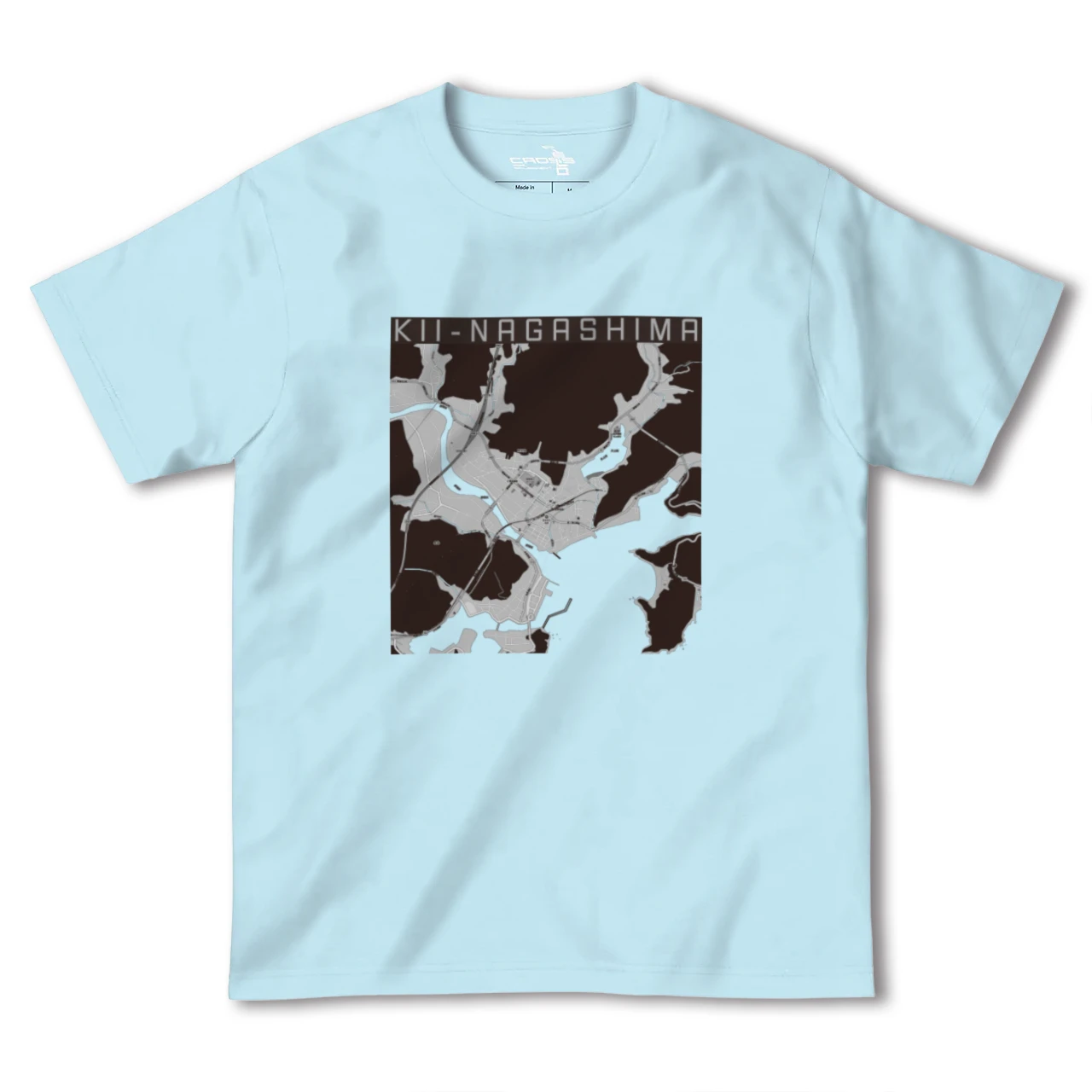 【紀伊長島(三重県)】地図柄ヘビーウェイトTシャツ