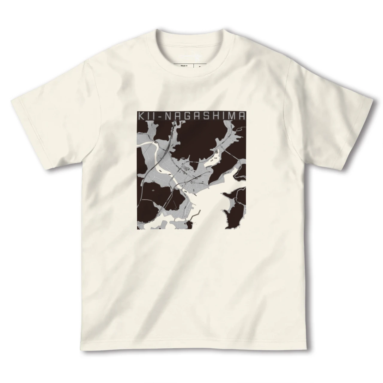 【紀伊長島(三重県)】地図柄ヘビーウェイトTシャツ