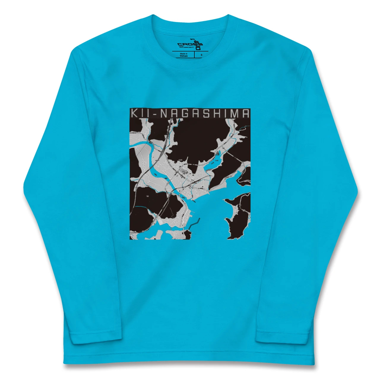 【紀伊長島(三重県)】地図柄ロングスリーブTシャツ