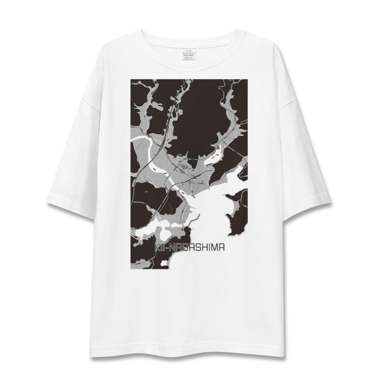 【紀伊長島(三重県)】地図柄ビッグシルエットTシャツ