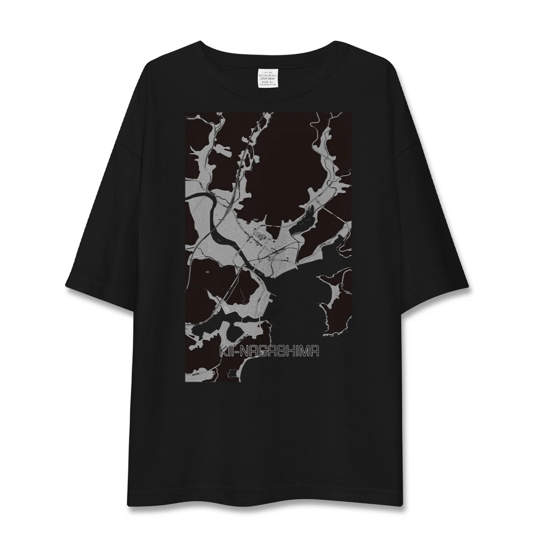 【紀伊長島(三重県)】地図柄ビッグシルエットTシャツ