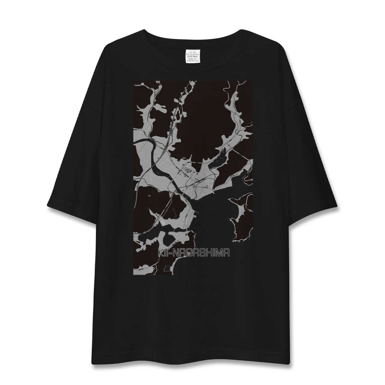 【紀伊長島(三重県)】地図柄ビッグシルエットTシャツ