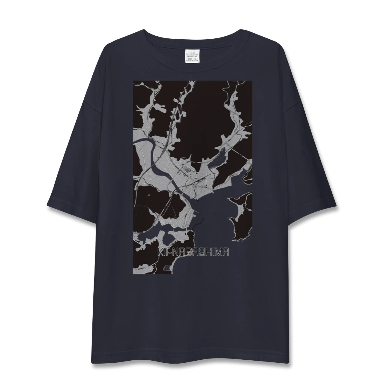 【紀伊長島(三重県)】地図柄ビッグシルエットTシャツ