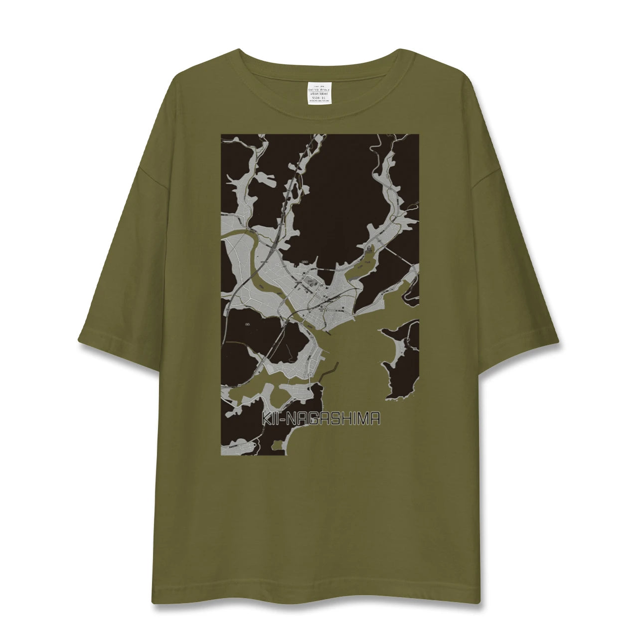 【紀伊長島(三重県)】地図柄ビッグシルエットTシャツ