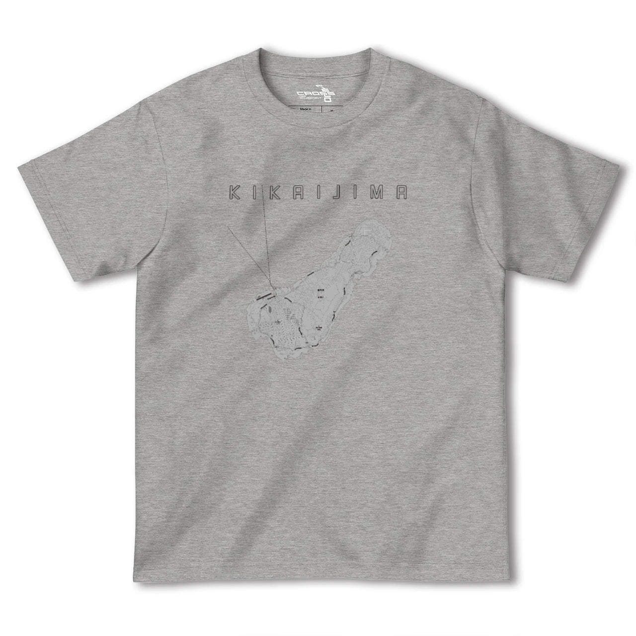 【喜界島(鹿児島県)】地図柄ヘビーウェイトTシャツ