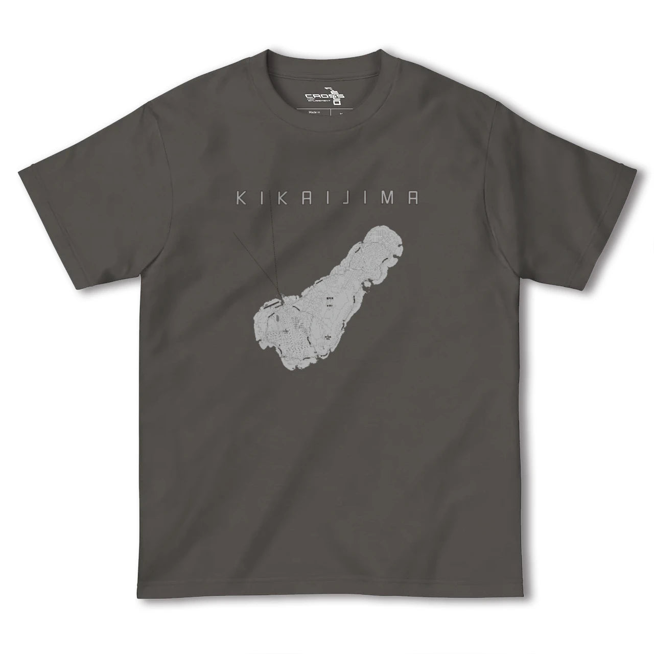 【喜界島(鹿児島県)】地図柄ヘビーウェイトTシャツ