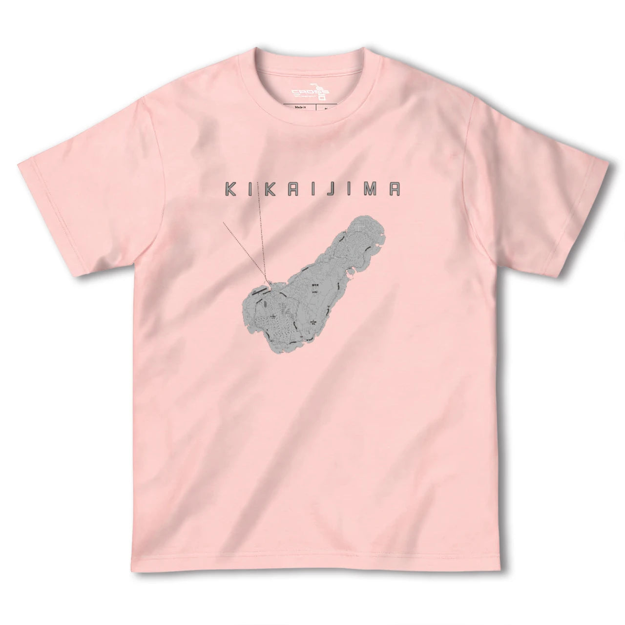 【喜界島(鹿児島県)】地図柄ヘビーウェイトTシャツ