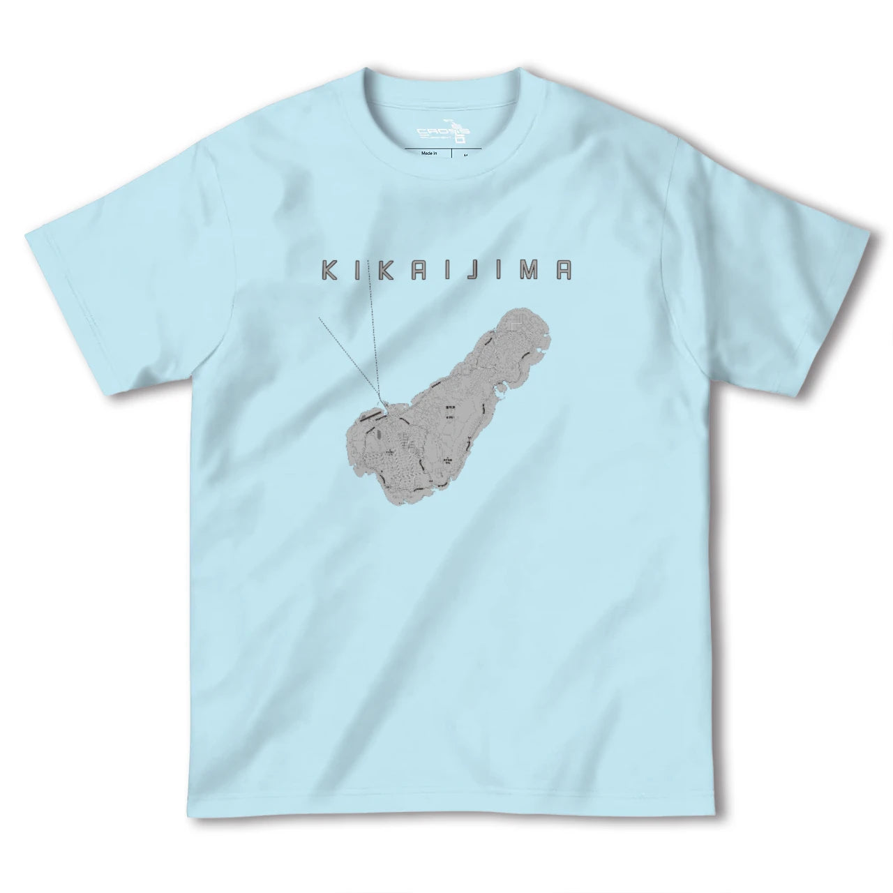 【喜界島(鹿児島県)】地図柄ヘビーウェイトTシャツ