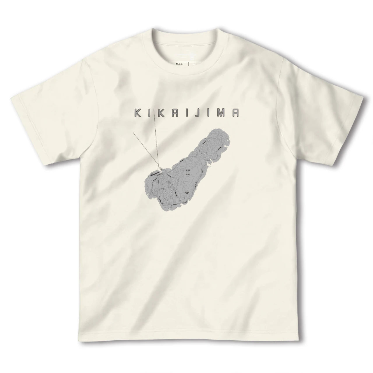 【喜界島(鹿児島県)】地図柄ヘビーウェイトTシャツ