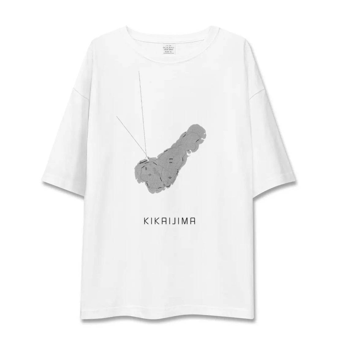 【喜界島(鹿児島県)】地図柄ビッグシルエットTシャツ