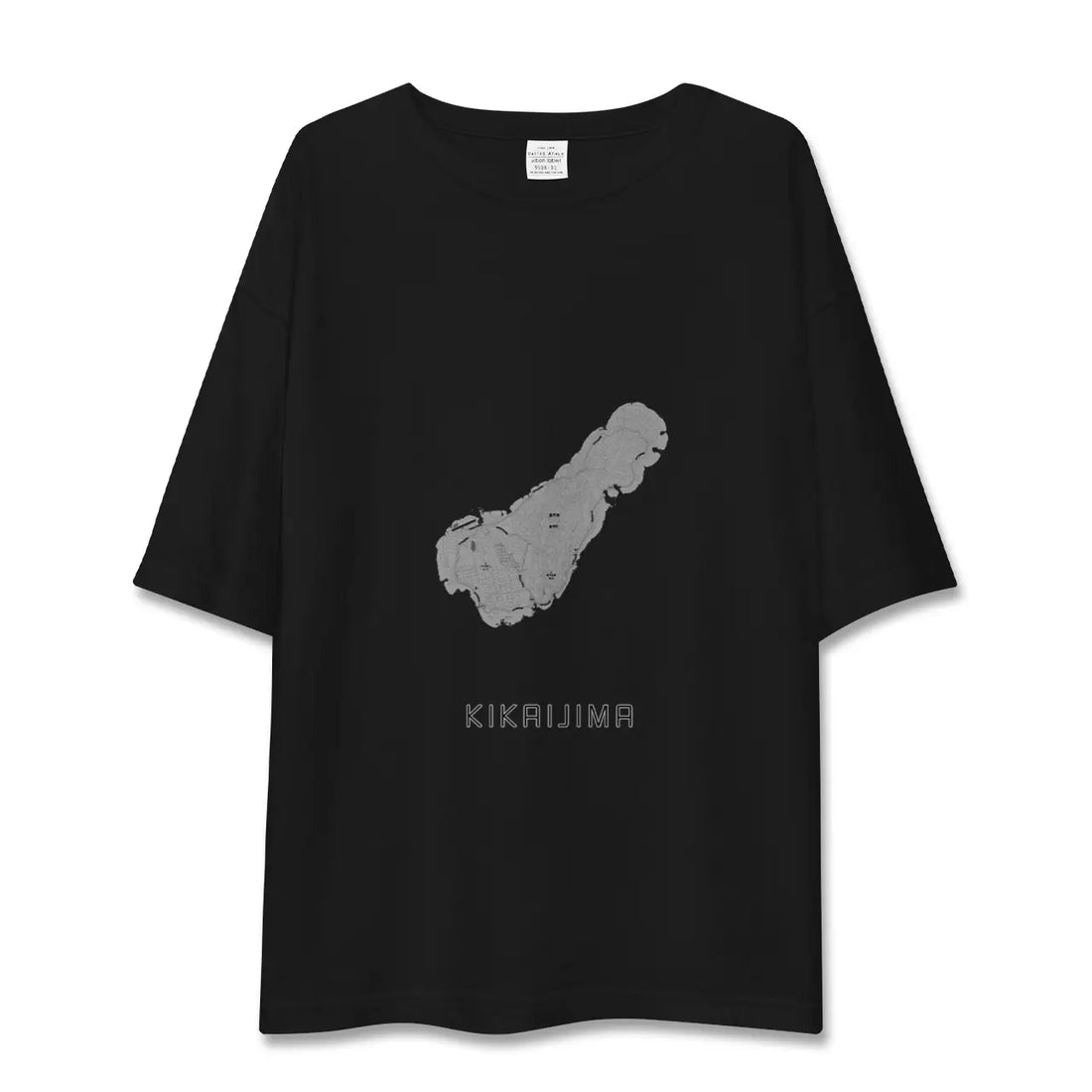 【喜界島(鹿児島県)】地図柄ビッグシルエットTシャツ