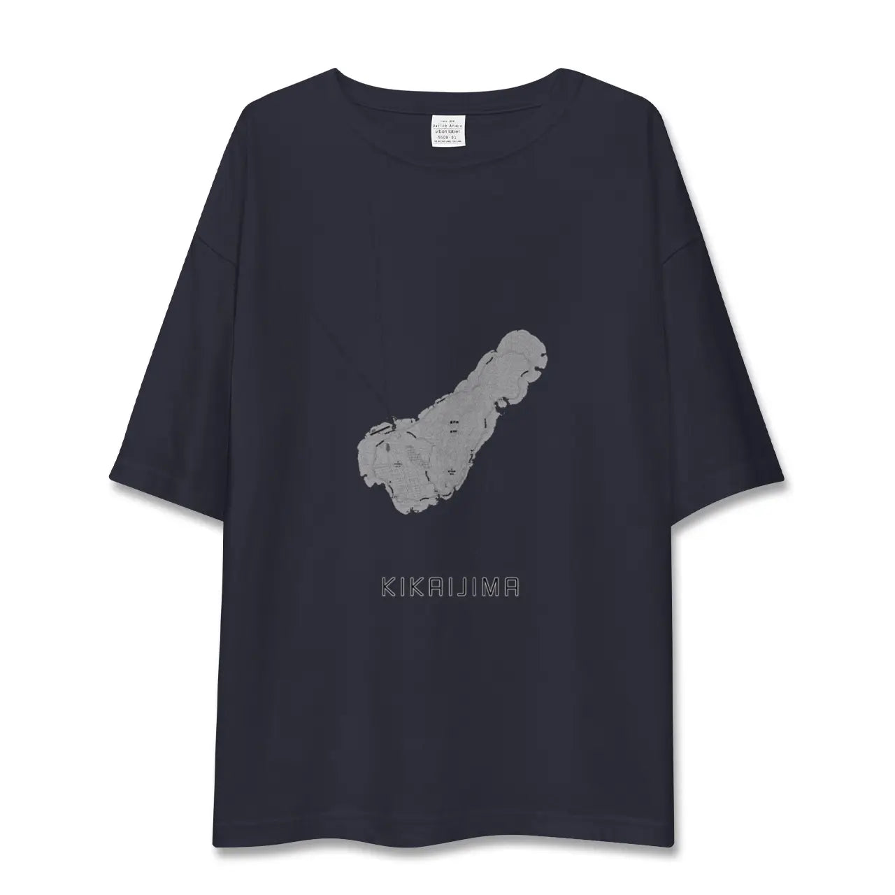 【喜界島(鹿児島県)】地図柄ビッグシルエットTシャツ