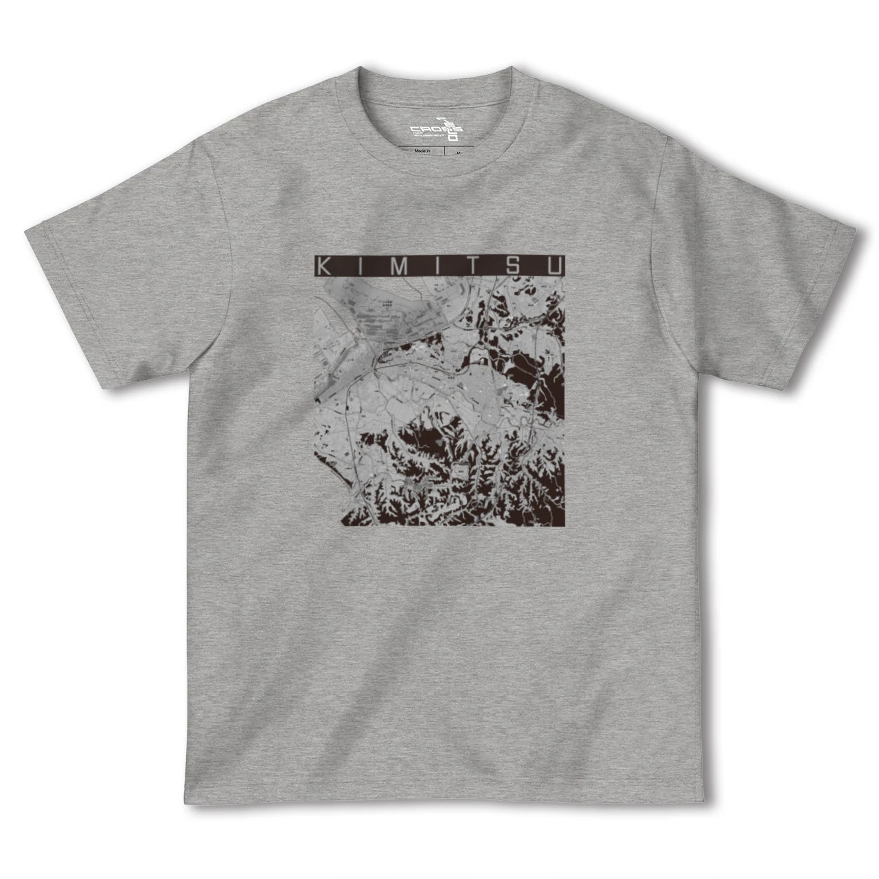 【君津(千葉県)】地図柄ヘビーウェイトTシャツ