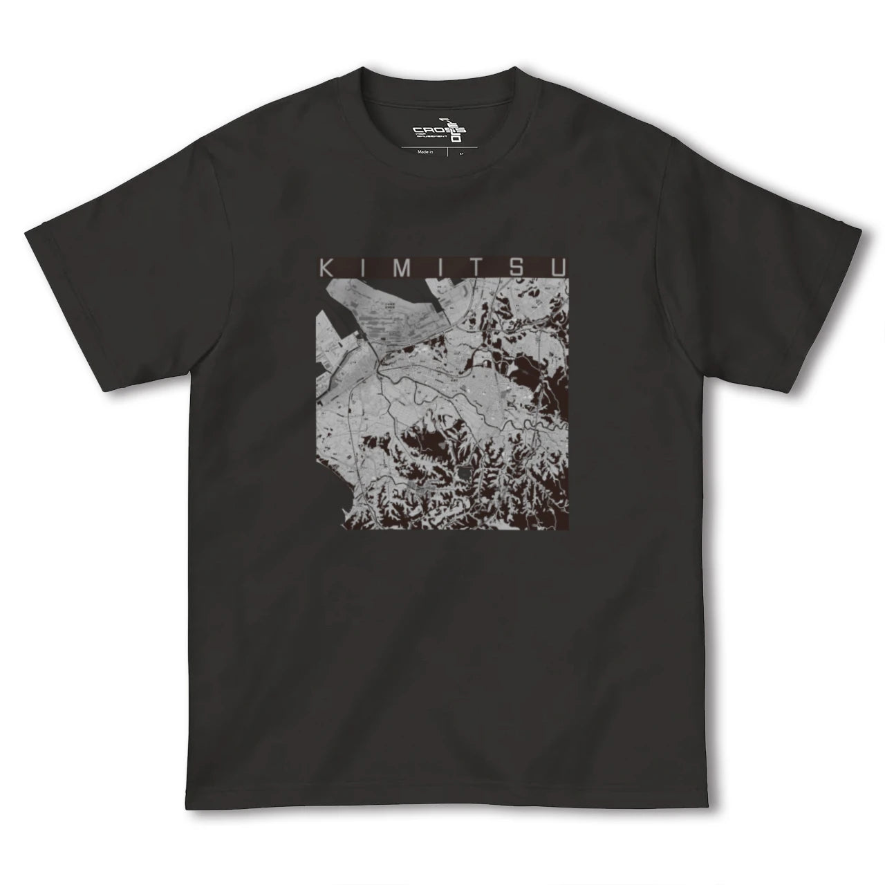 【君津(千葉県)】地図柄ヘビーウェイトTシャツ