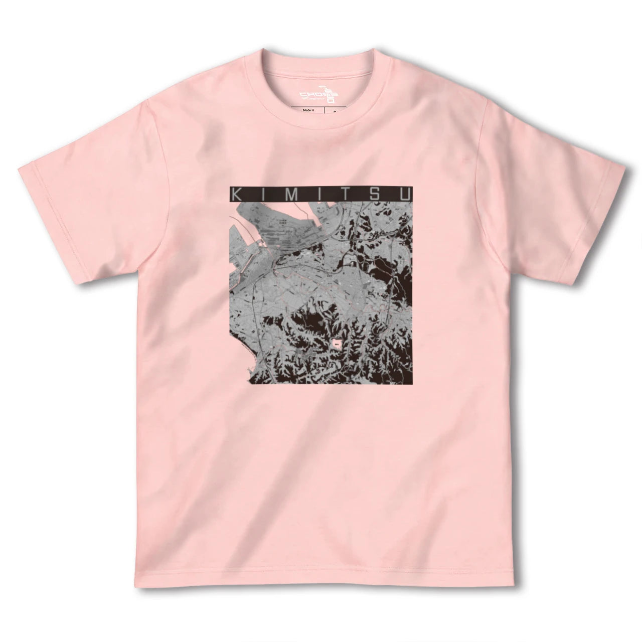 【君津(千葉県)】地図柄ヘビーウェイトTシャツ