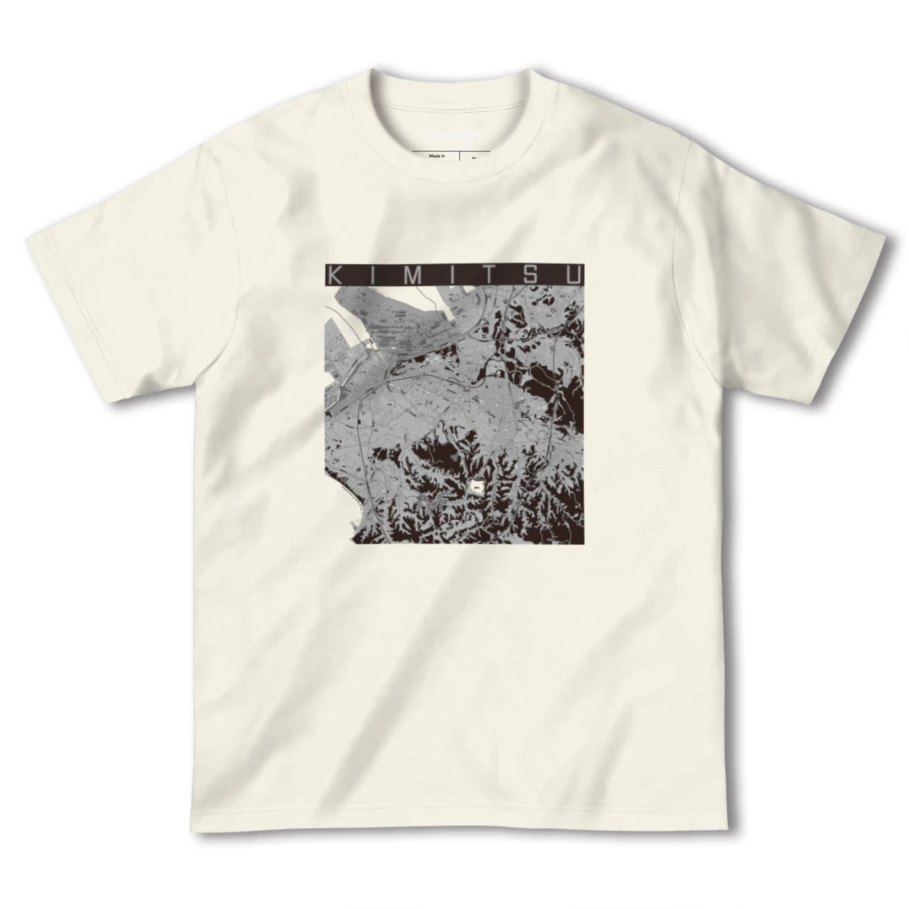 【君津(千葉県)】地図柄ヘビーウェイトTシャツ