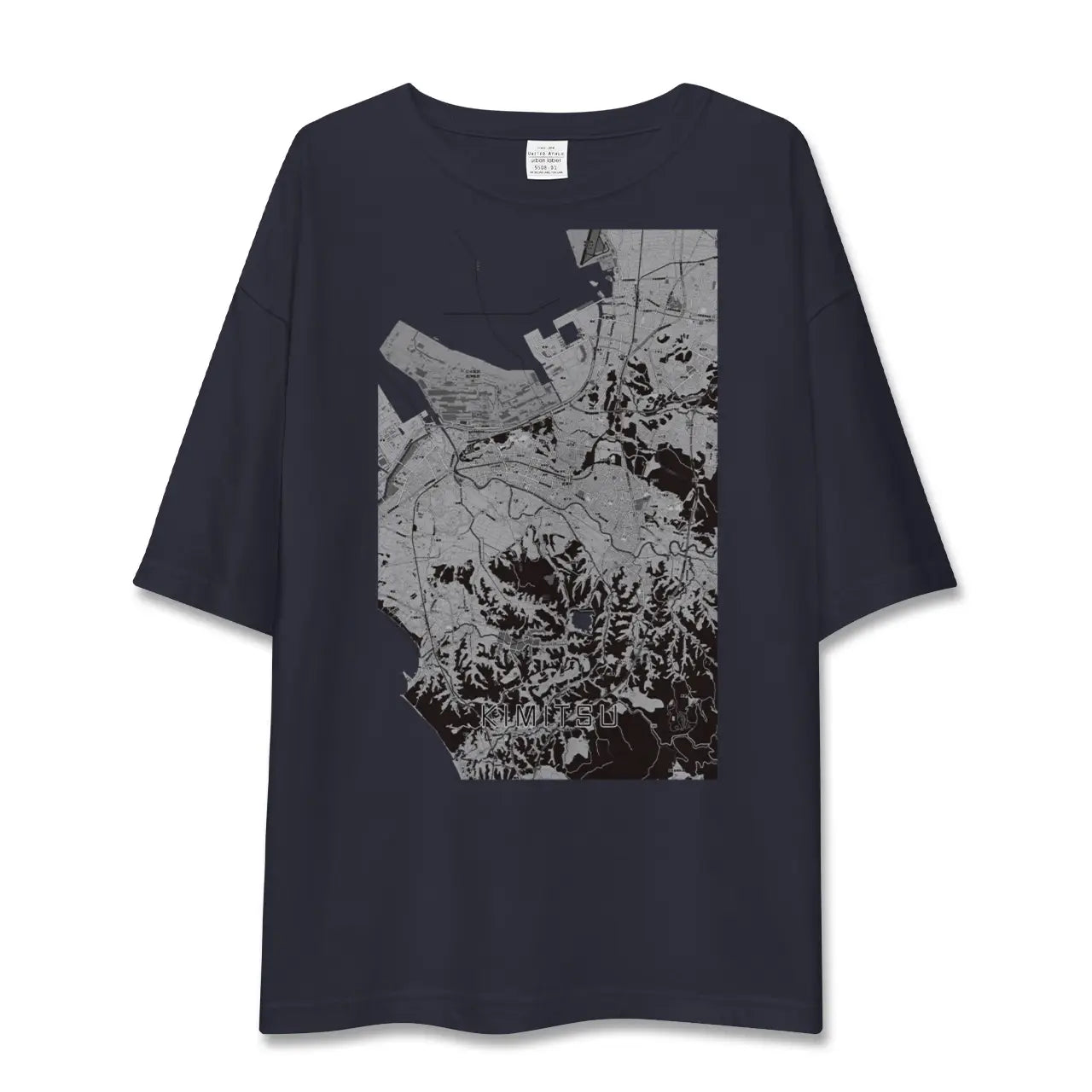 【君津(千葉県)】地図柄ビッグシルエットTシャツ