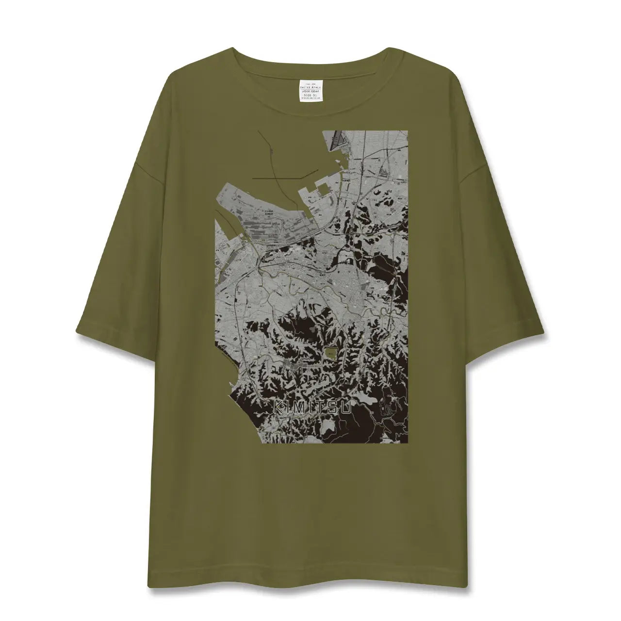 【君津(千葉県)】地図柄ビッグシルエットTシャツ