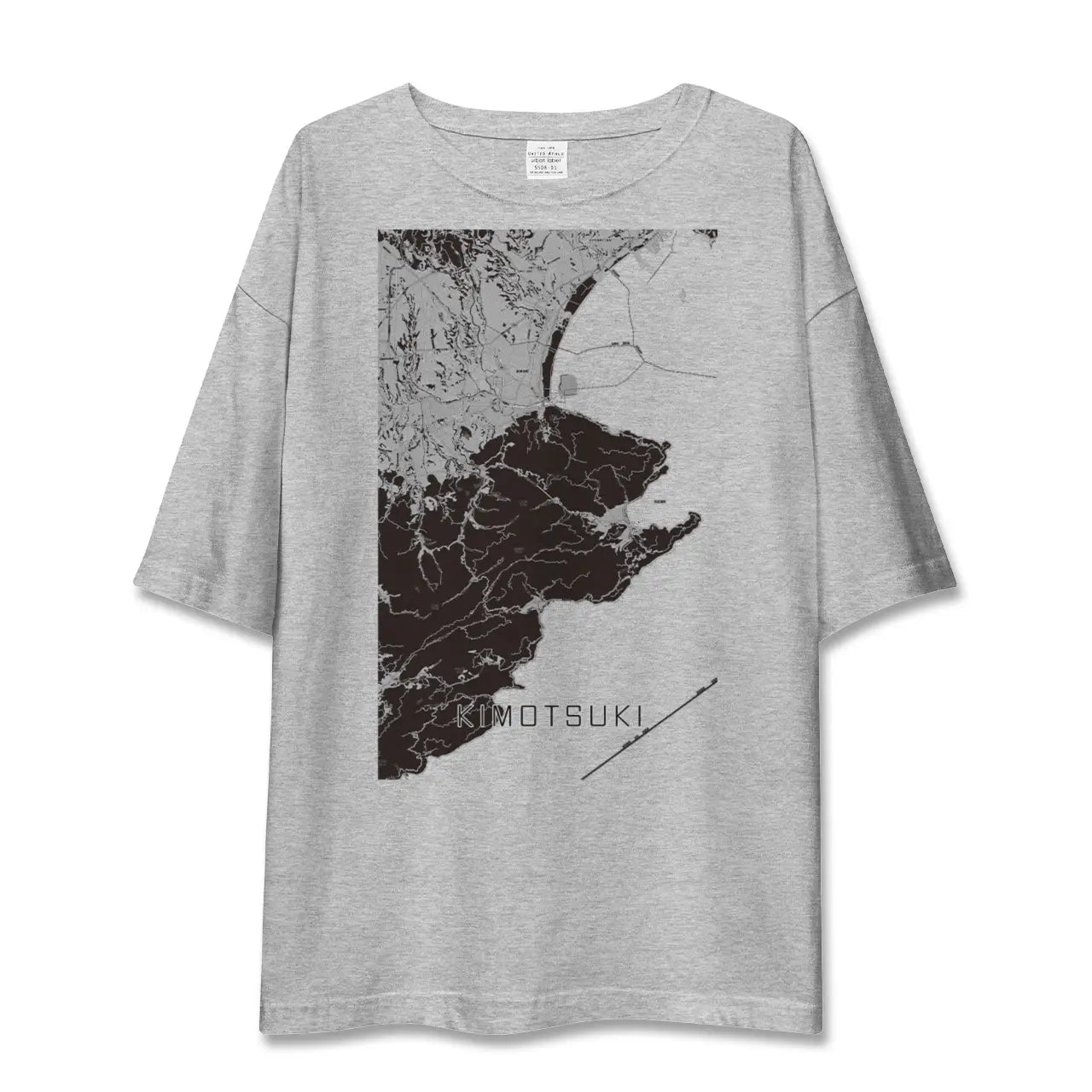 【肝付(鹿児島県)】地図柄ビッグシルエットTシャツ