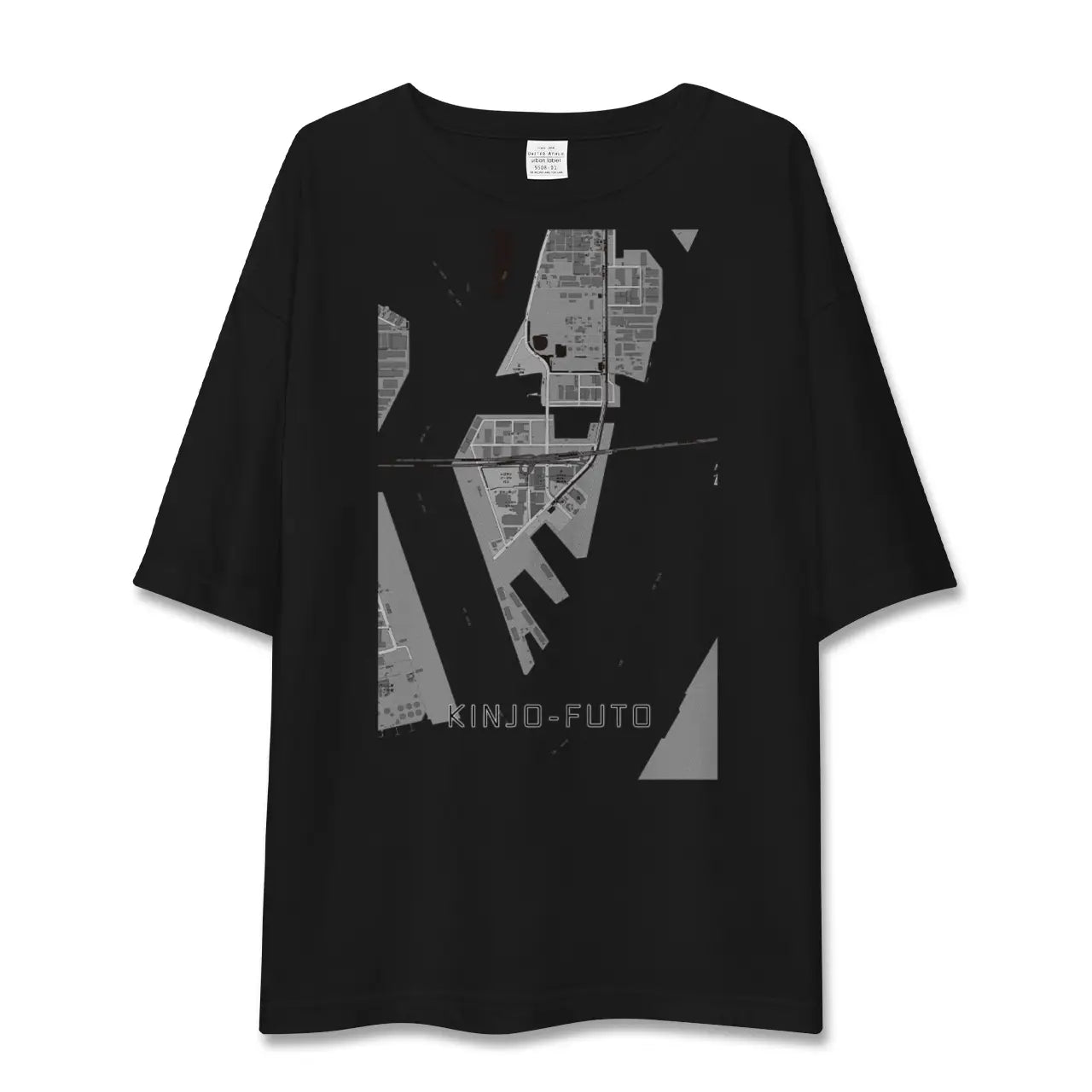 【金城ふ頭(愛知県)】地図柄ビッグシルエットTシャツ