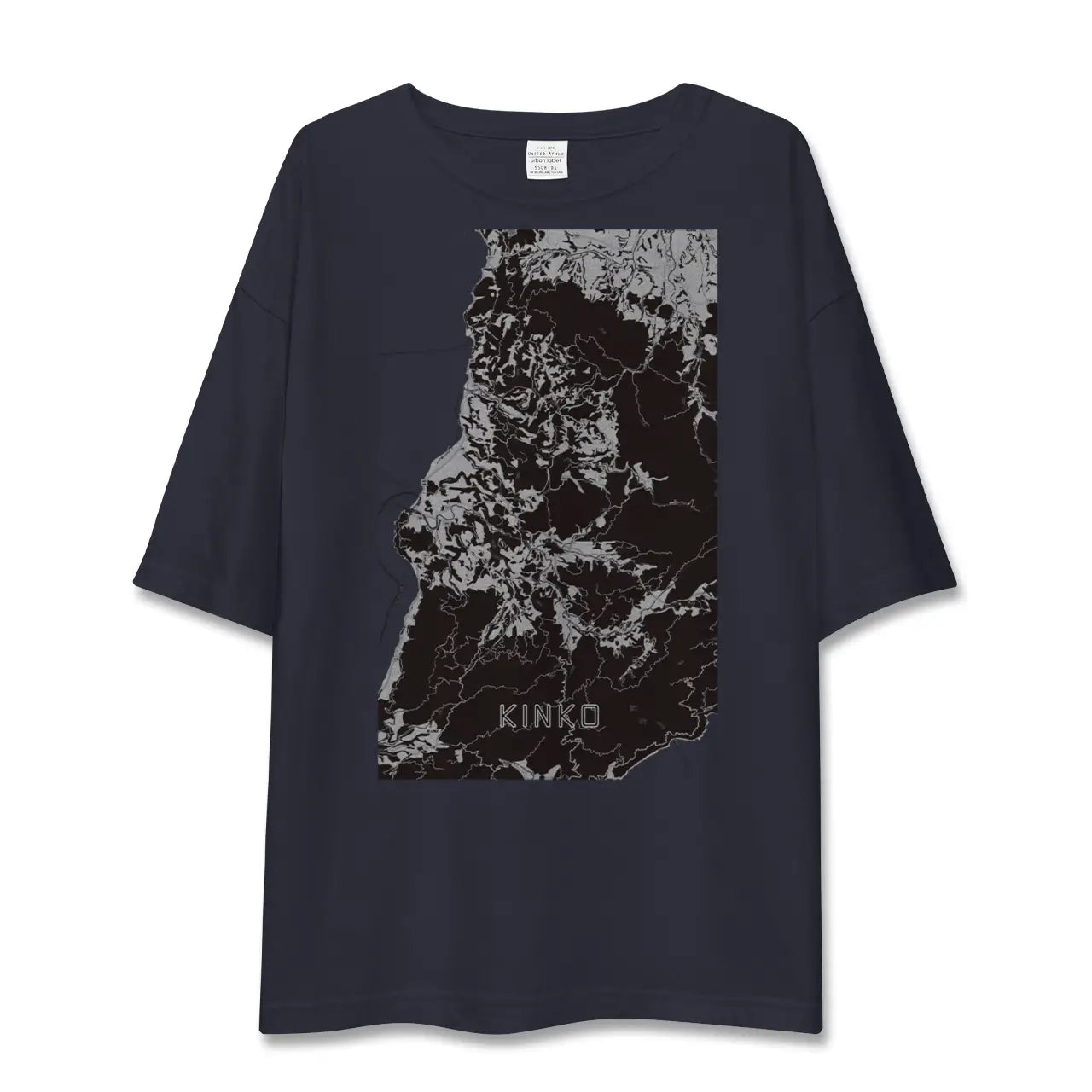 【錦江(鹿児島県)】地図柄ビッグシルエットTシャツ