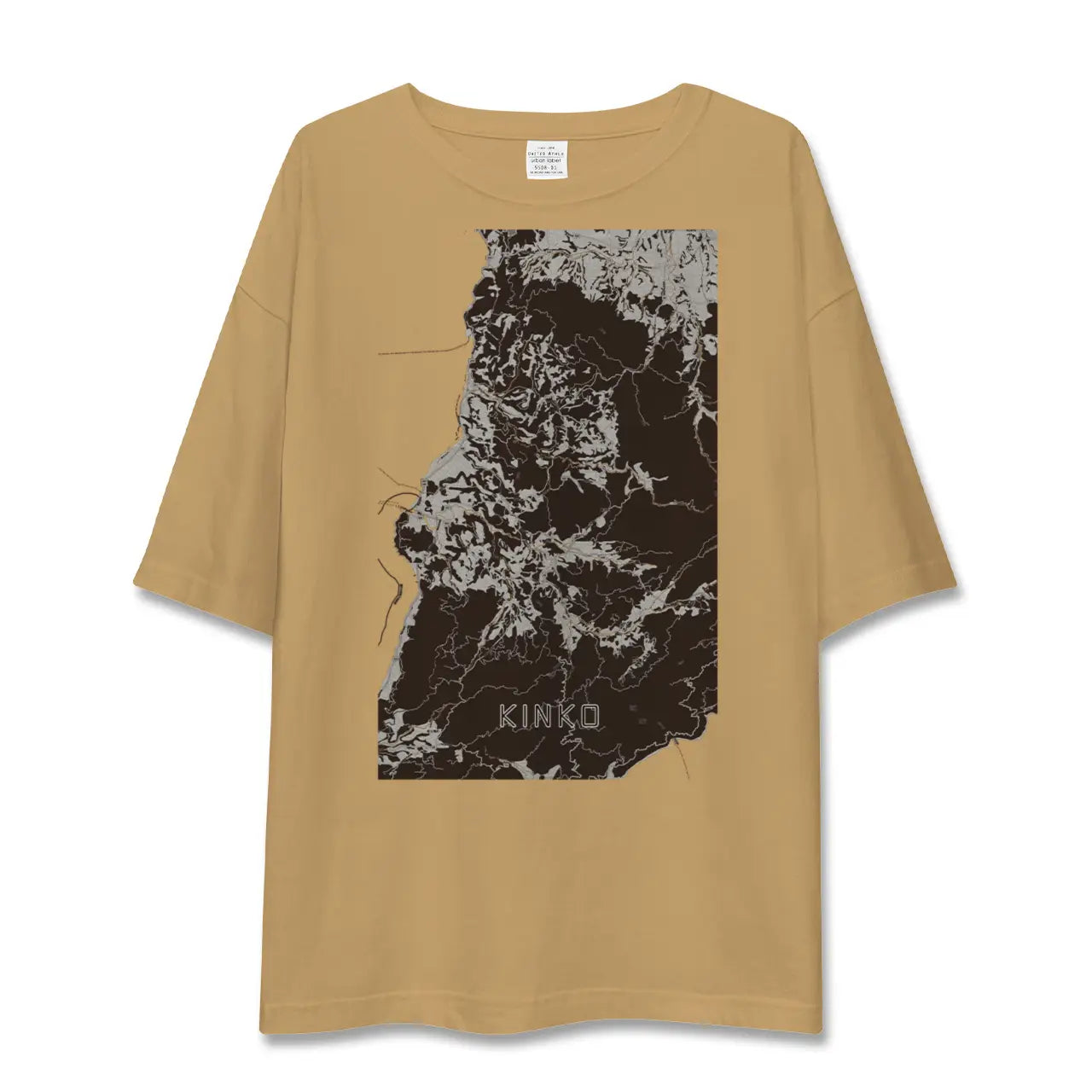 【錦江(鹿児島県)】地図柄ビッグシルエットTシャツ