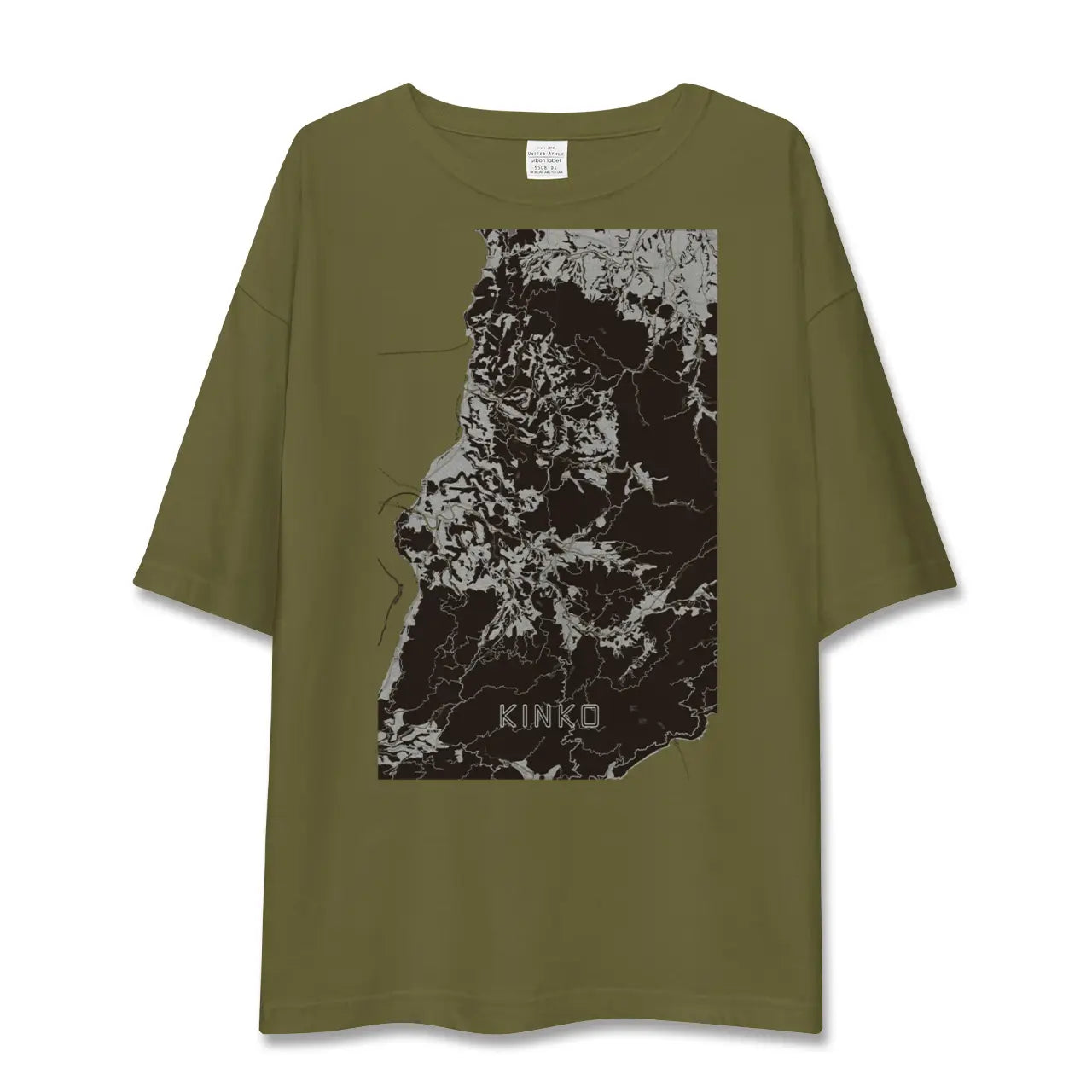 【錦江(鹿児島県)】地図柄ビッグシルエットTシャツ