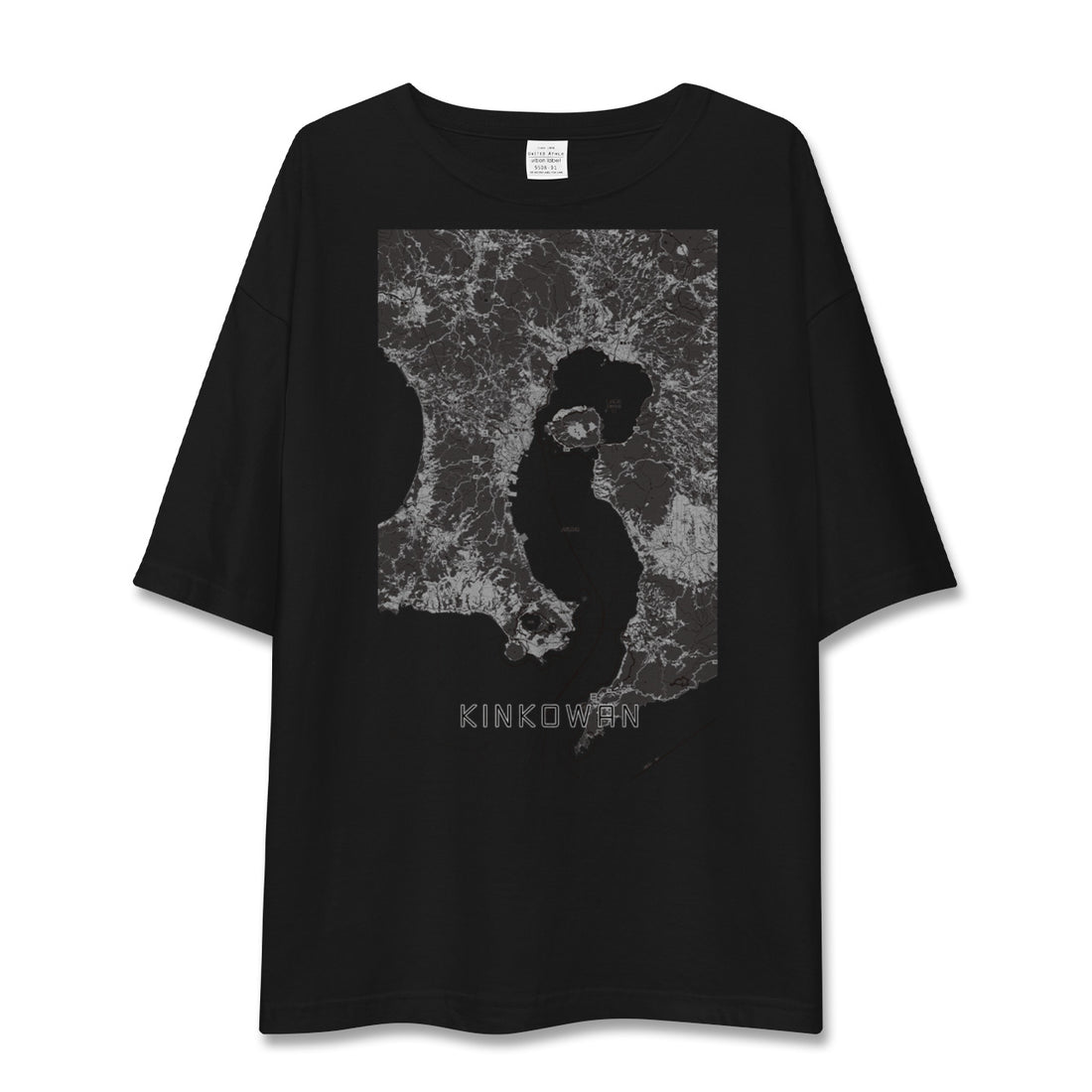 【錦江湾(鹿児島県)】地図柄ビッグシルエットTシャツ